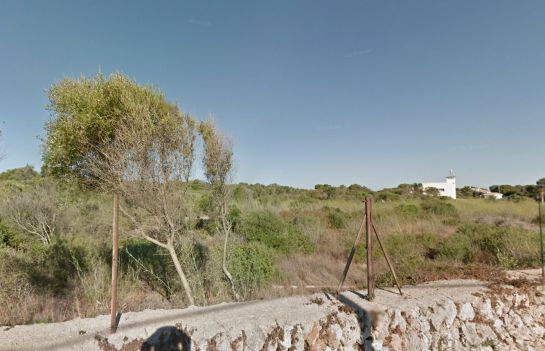 Perímetro de la zona difuminada en Es Castell (Menorca). Perímetro de la zona difuminada en Es Castell (Menorca).