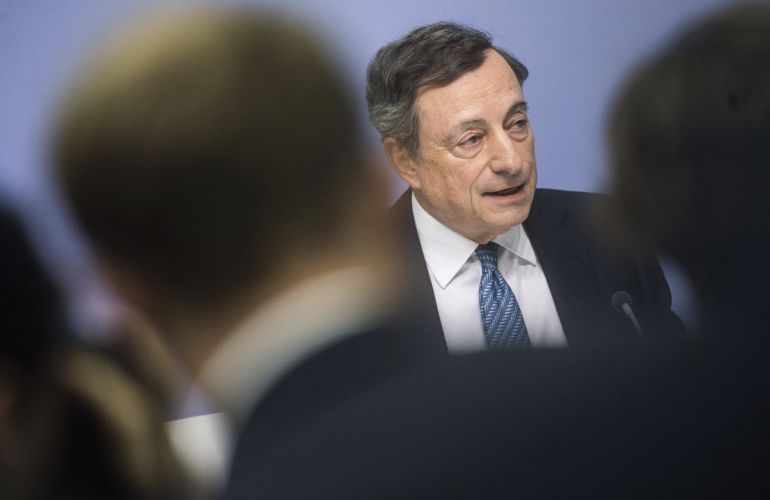 Fotografía de archivo que muestra al presidente del Banco Central Europeo (BCE), Mario Draghi. Fotografía de archivo que muestra al presidente del Banco Central Europeo (BCE), Mario Draghi.