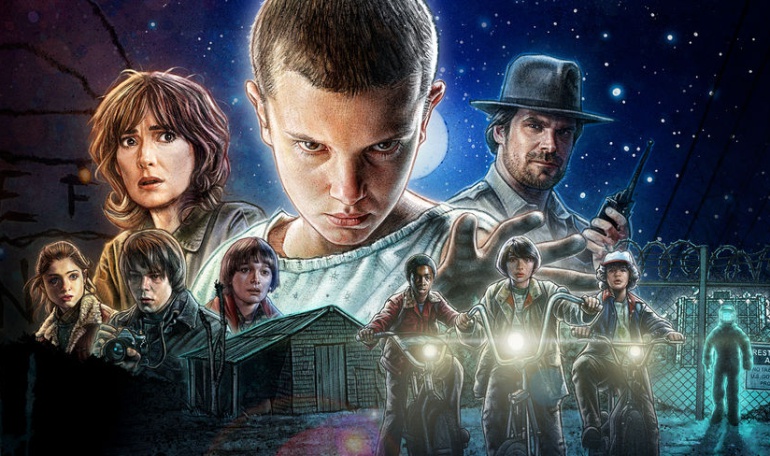 Póster oficial de 'Stranger Things' Póster oficial de 'Stranger Things'