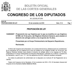Juan Carlos Monedero propone cambiar la edad para mínima para poder votar Juan Carlos Monedero propone cambiar la edad para mínima para poder votar
