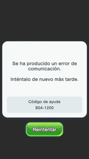 Error de comunicación con Super Mario Run Error de comunicación con Super Mario Run