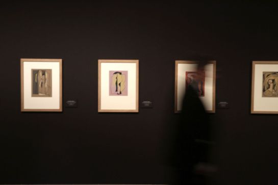 Algunas de las obras pintadas en los años sesenta por Francisco Bores para ilustrar el poema 'El cuervo', de Edgar Allan Poe. Algunas de las obras pintadas en los años sesenta por Francisco Bores para ilustrar el poema 'El cuervo', de Edgar Allan Poe.