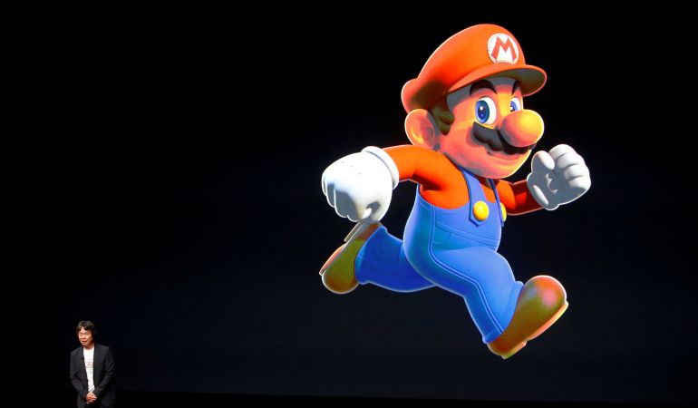 Presentación de Super Mario Run. Presentación de Super Mario Run.