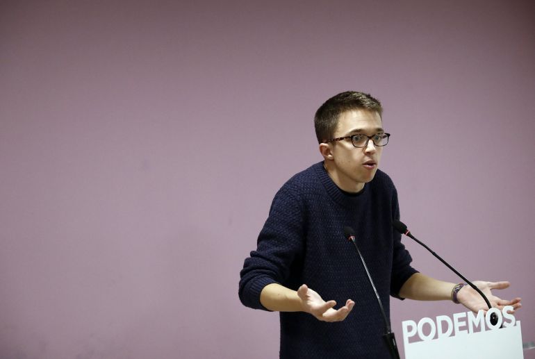 El secretario político de Podemos, Iñigo Errejón El secretario político de Podemos, Iñigo Errejón