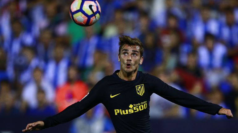 El delantero francés del Atlético Antoine Griezmann. El delantero francés del Atlético Antoine Griezmann.