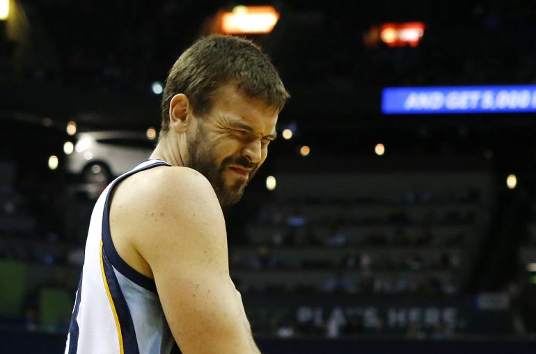 Marc Gasol, durante un encuentro con los Memphis Grizzlies Marc Gasol, durante un encuentro con los Memphis Grizzlies