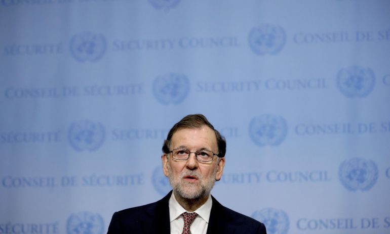 El presidente del Gobierno, Mariano Rajoy, durante una rueda de prensa El presidente del Gobierno, Mariano Rajoy, durante una rueda de prensa