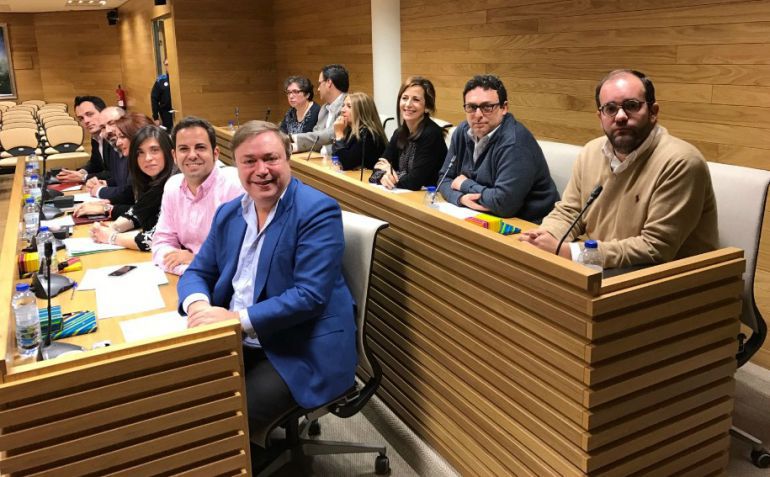 Grupo municipal del PP en Getafe en un pleno hace unos días Grupo municipal del PP en Getafe en un pleno hace unos días