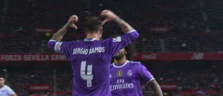 Sergio Ramos señaló su dorsal tras marcar de Panenka Sergio Ramos señaló su dorsal tras marcar de Panenka