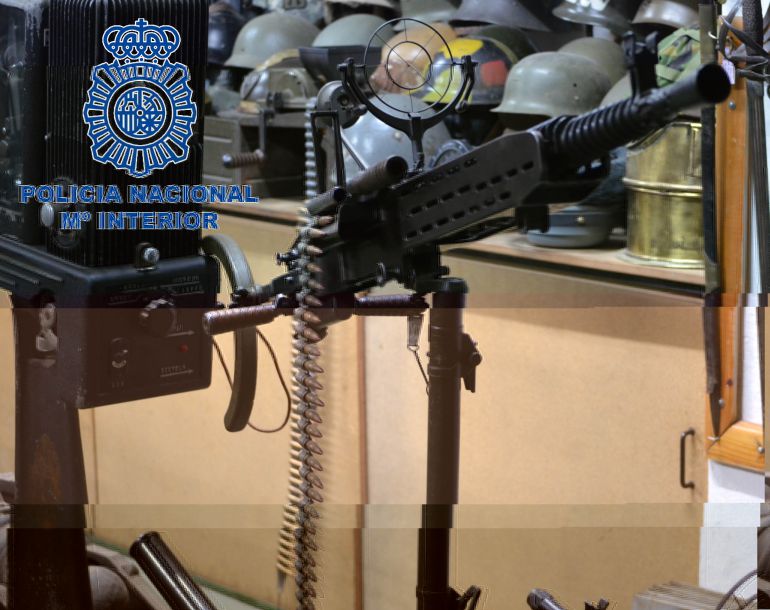 Alguna de las armas incautadas Alguna de las armas incautadas