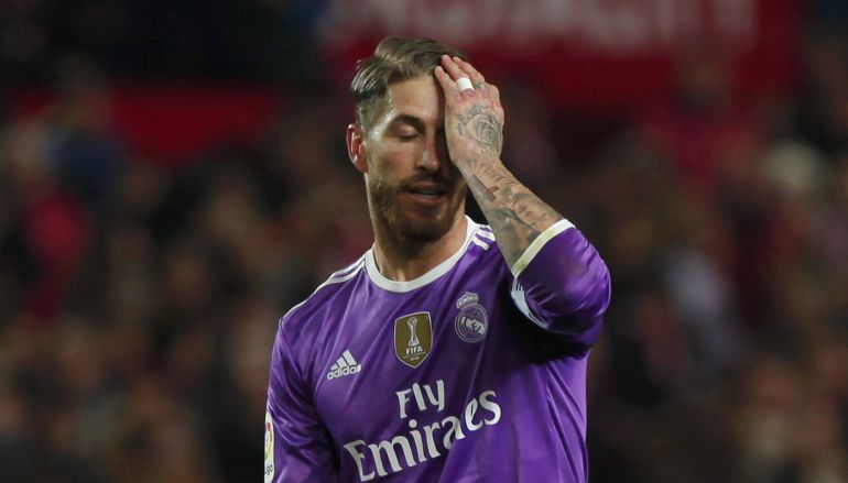 El defensa del Real Madrid Sergio Ramos. El defensa del Real Madrid Sergio Ramos.