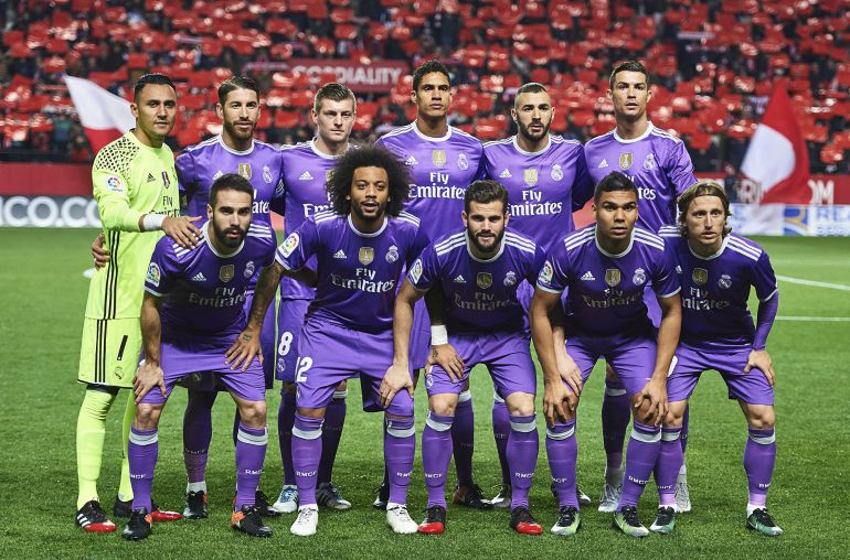 El once del Madrid en el Pizjuán El once del Madrid en el Pizjuán