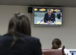 GRA080. SAN FERNANDO DE HENARES (MADRID), 16/01/2017.- Imagen del monitor instalado en la sala de prensa de la Audiencia Nacional, de la declaración del extesorero del PP Luis Bárcenas, para quien la Fiscalía pide 42 años y seis meses de cárcel. EFE/Emilio Naranjo