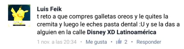 El mensaje de la persona que le pidió que gastara la broma. El mensaje de la persona que le pidió que gastara la broma.