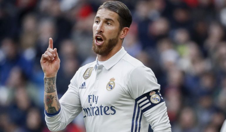 Sergio Ramos, durante el encuentro ante el Málaga Sergio Ramos, durante el encuentro ante el Málaga