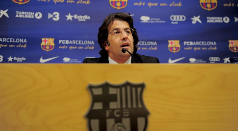 Toni Freixa, en su etapa como portavoz del Barcelona. Toni Freixa, en su etapa como portavoz del Barcelona.