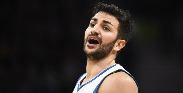 Ricky Rubio reacciona tras meter una canasta frente a Indiana Pacers Ricky Rubio reacciona tras meter una canasta frente a Indiana Pacers
