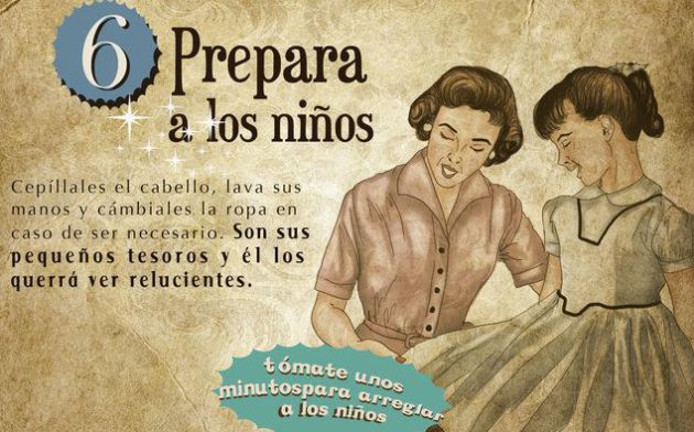 Directrices ofrecidas a las madres por la Sección Femenina en 1953. Directrices ofrecidas a las madres por la Sección Femenina en 1953.
