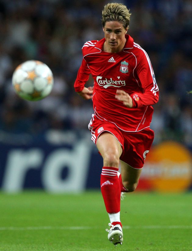 Fernando Torres, en su etapa en el Liverpool (2007). Fernando Torres, en su etapa en el Liverpool (2007).