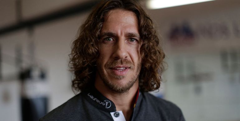 Carlos Puyol, en un acto de Laureus en México Carlos Puyol, en un acto de Laureus en México