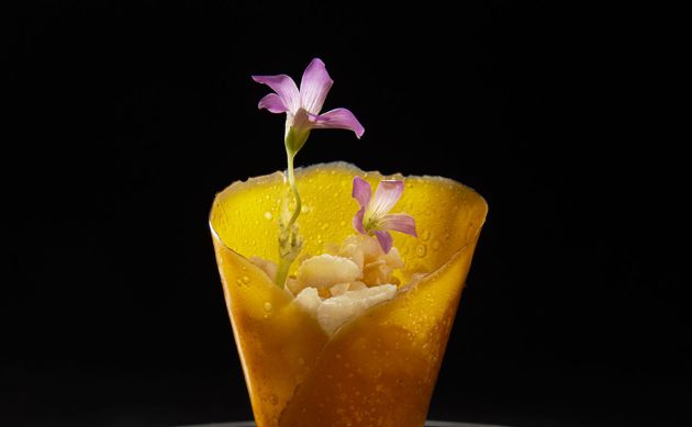 Uno de los platos del mejor restaurante de Asia. Uno de los platos del mejor restaurante de Asia.