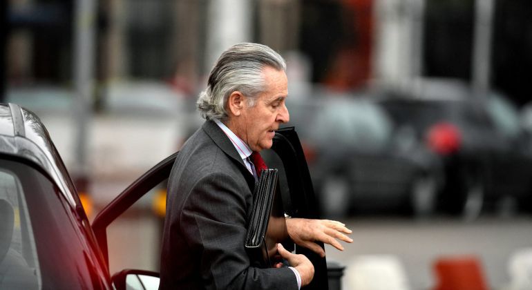 El expresidente de Caja Madrid Miguel Blesa, a su llegada a la sede de la Audiencia Nacional en San Fernando de Henares El expresidente de Caja Madrid Miguel Blesa, a su llegada a la sede de la Audiencia Nacional en San Fernando de Henares