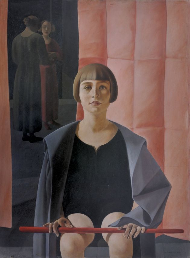 Óleo 'Ritratto di Renato Gualino' de Felice Casorati, 1923. Óleo 'Ritratto di Renato Gualino' de Felice Casorati, 1923.