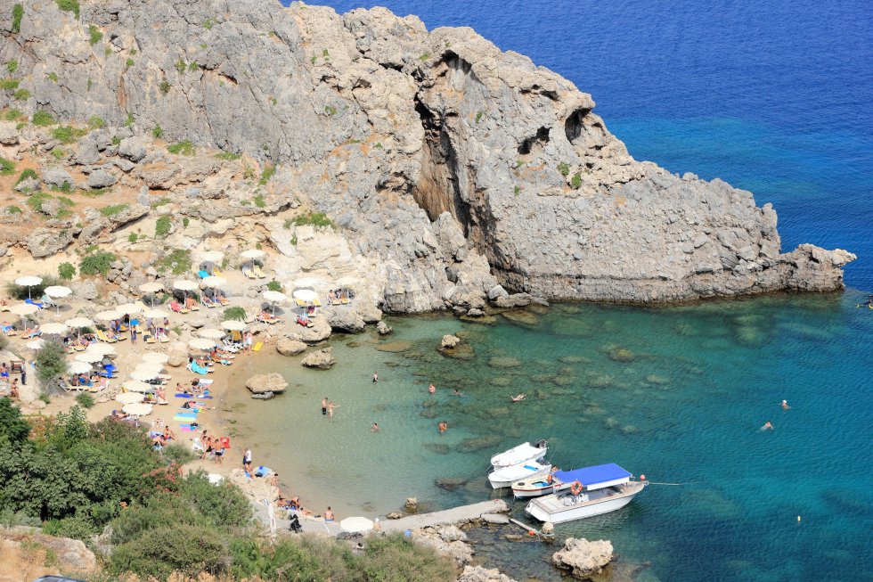 Playa de Agios Pavlos (Grecia) Playa de Agios Pavlos (Grecia)