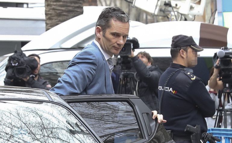 El marido de la infanta Cristina, Iñaki Urdangarin, llega a la Audiencia de Palma El marido de la infanta Cristina, Iñaki Urdangarin, llega a la Audiencia de Palma