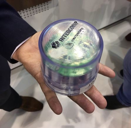 Los sensores de aparcamiento que Vodafone está probando en sus oficinas. Los sensores de aparcamiento que Vodafone está probando en sus oficinas.