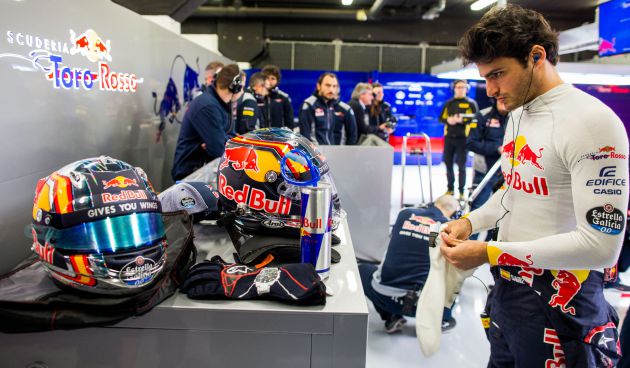 El piloto español de Toro Rosso Carlos Sainz. El piloto español de Toro Rosso Carlos Sainz.