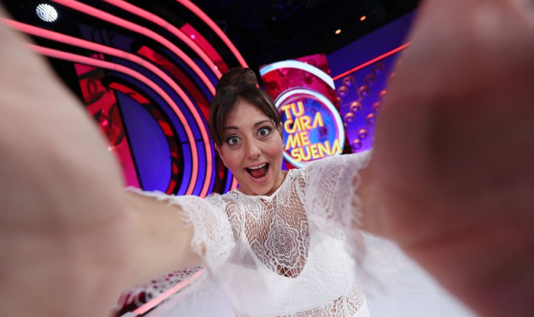 Yolanda Ramos en el plató de 'Tu cara me suena' Yolanda Ramos en el plató de 'Tu cara me suena'
