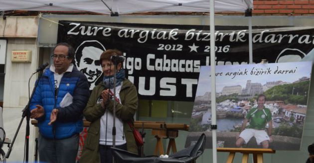La familia de Cabacas en un homenaje La familia de Cabacas en un homenaje