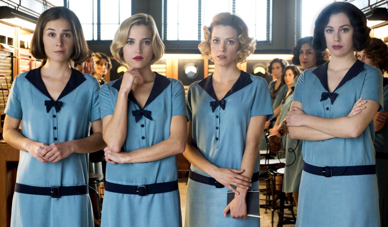 El cuarteto protagonista de 'Las chicas del cable' El cuarteto protagonista de 'Las chicas del cable'