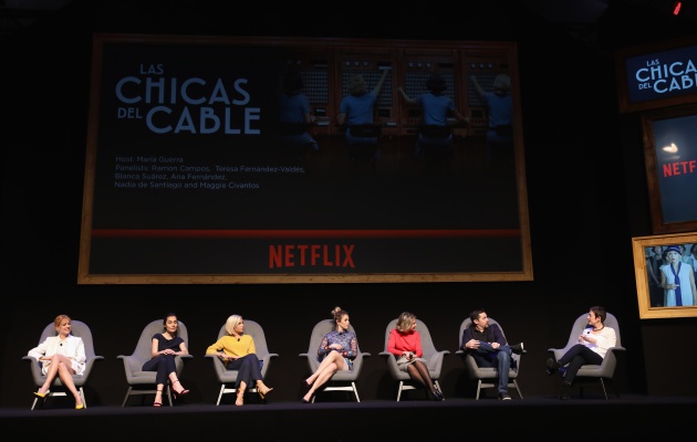 'Las chicas del cable' en el panel 'See What's Next' de Netflix 'Las chicas del cable' en el panel 'See What's Next' de Netflix