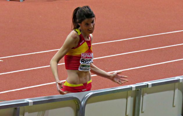 Ruth Beitia, tras fallar su último intento en Belgrado Ruth Beitia, tras fallar su último intento en Belgrado
