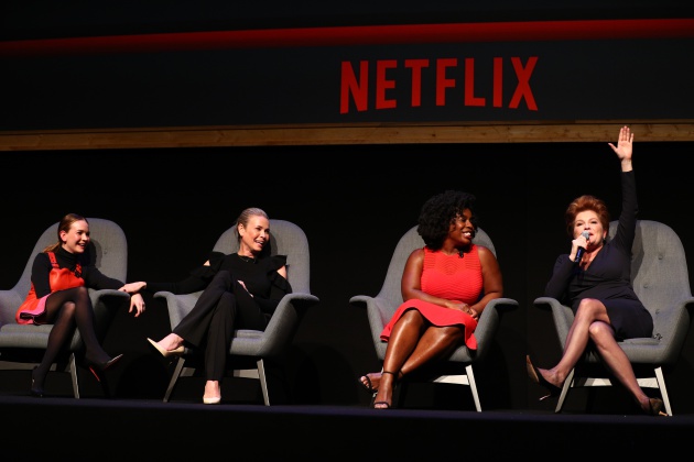 Las cuatro protagonistas del panel 'Strong Female Lead's' de Netflix Las cuatro protagonistas del panel 'Strong Female Lead's' de Netflix