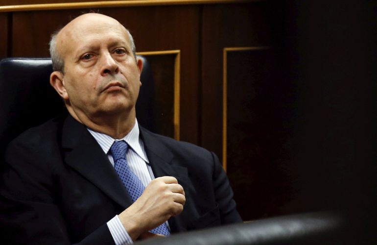 El exministro de Educación José Ignacio Wert El exministro de Educación José Ignacio Wert