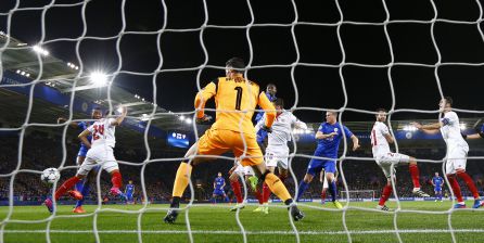 Momento del gol de Morgan. Momento del gol de Morgan.