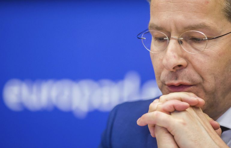 El ministro holandés de Finanzas y presidente del Eurogrupo, Jeroen Dijsselbloem, durante una reunión de los ministros de Economía y Finanzas de la UE en Bruselas El ministro holandés de Finanzas y presidente del Eurogrupo, Jeroen Dijsselbloem, durante una reunión de los ministros de Economía y Finanzas de la UE en Bruselas