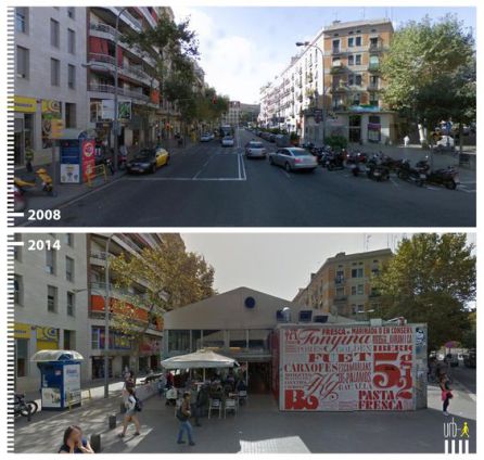 Bacelona 'Before and After'. Bacelona 'Before and After'.