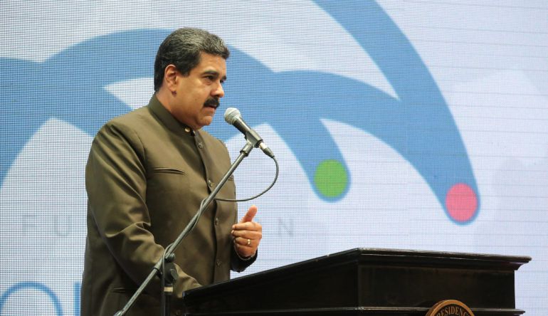 El presidente de Venezuela Nicolás Maduro. El presidente de Venezuela Nicolás Maduro.
