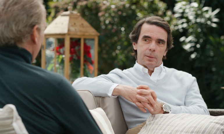 José María Aznar visita a Bertín Osborne en 'Mi casa es la tuya' José María Aznar visita a Bertín Osborne en 'Mi casa es la tuya'