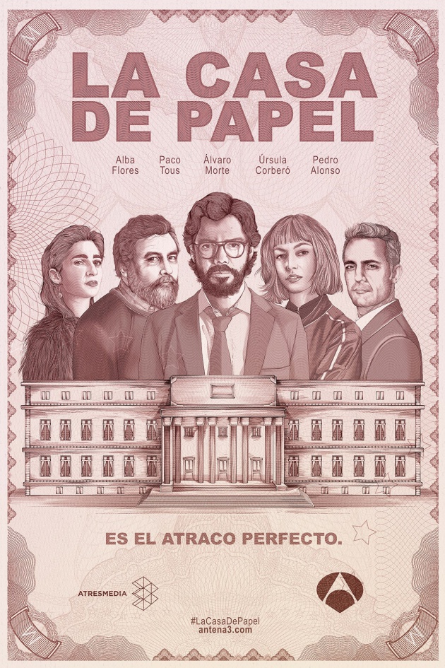 Póster oficial de 'La Casa de Papel' Póster oficial de 'La Casa de Papel'