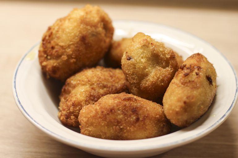 Croquetas caseras de pollo. Croquetas caseras de pollo.