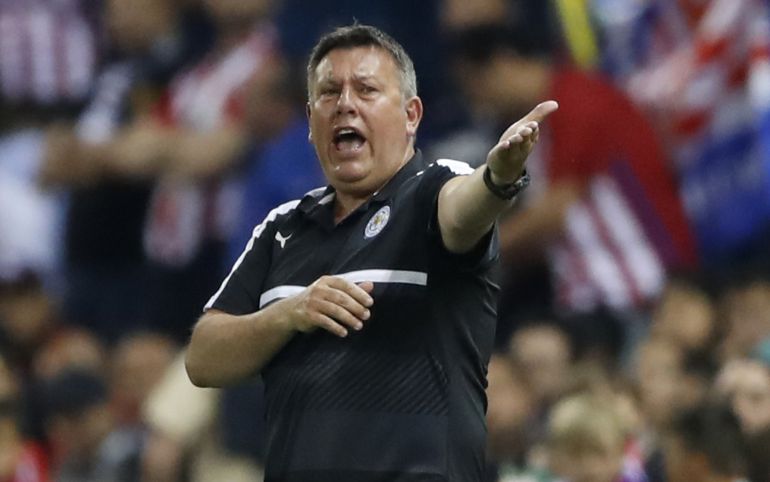 El entrenador del Leicester Craig Shakespeare. El entrenador del Leicester Craig Shakespeare.