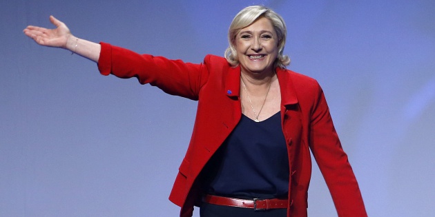 La candidata Marine Le Pen. La candidata Marine Le Pen.