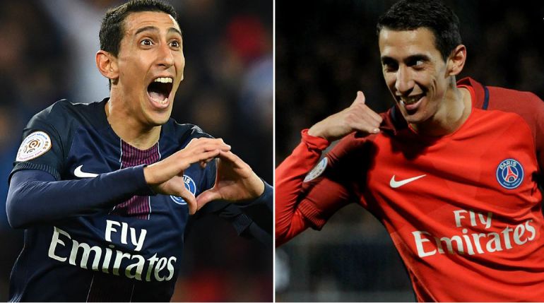 El jugador argentino del PSG Ángel di María. El jugador argentino del PSG Ángel di María.