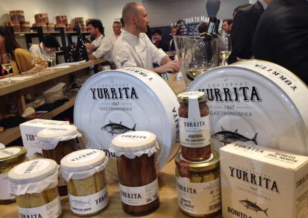 El stand de Yurrita, en el Salón de Gourmets. El stand de Yurrita, en el Salón de Gourmets.