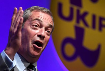 Nigel Farage, lider del Partido UKIP Nigel Farage, lider del Partido UKIP